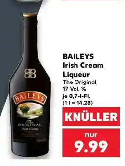 Kaufland BAILEYS Irish Cream Liqueur The Original Angebot