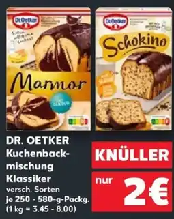 Kaufland DR. OETKER Kuchenbackmischung Klassiker Angebot