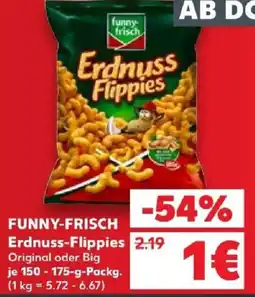 Kaufland FUNNY-FRISCH Erdnuss-Flippies Angebot