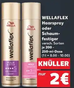 Kaufland Wella WellaFlex Haarspray oder Schaumfestiger Angebot