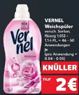 Kaufland Vernel Weichspüler Angebot