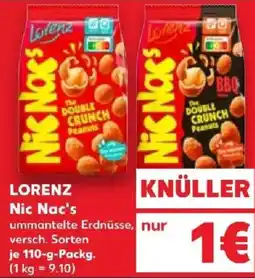 Kaufland Lorenz Nic Nac's ummantelte Erdnüsse Angebot
