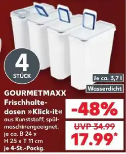 Kaufland GOURMETMAXX Frischhalte-dosen »Klick-it« Angebot