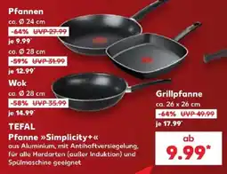 Kaufland TEFAL Pfanne Simplicity+ Angebot