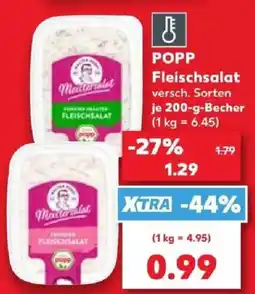 Kaufland POPP Fleischsalat Angebot