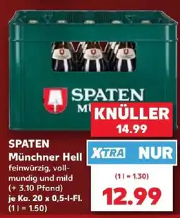 Kaufland SPATEN Münchner Hell Angebot