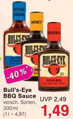 Wiglo Wunderland Bull's-Eye BBQ Sauce Angebot
