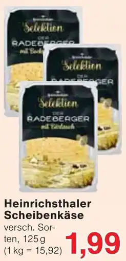 Wiglo Wunderland Heinrichsthaler Scheibenkäse Angebot