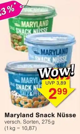 Wiglo Wunderland Maryland Snack Nüsse Angebot