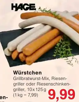 Wiglo Wunderland HAGE Würstchen Angebot