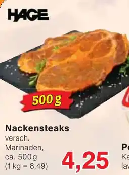 Wiglo Wunderland HAGE Nackensteaks Angebot