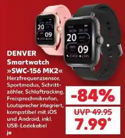 Kaufland DENVER Smartwatch »SWC-156 MK2« Angebot