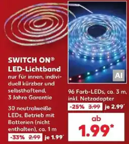 Kaufland SWITCH ON® LED-Lichtband Angebot