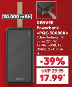 Kaufland DENVER Powerbank Angebot