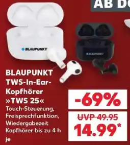 Kaufland BLAUPUNKT TWS-In-Ear-Kopfhörer »TWS 25« Angebot