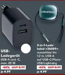 Kaufland GRUNDIG 3-in-1-Ladekabel »36009« Angebot