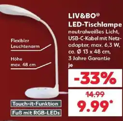 Kaufland LIV&BO LED-Tischlampe Angebot