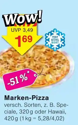 Wiglo Wunderland Marken-Pizza Angebot