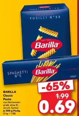 Kaufland Barilla Classic Pasta Angebot