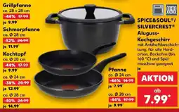 Kaufland SPICE&SOUl/SILVERCREST Aluguss-Kochgeschirr Angebot