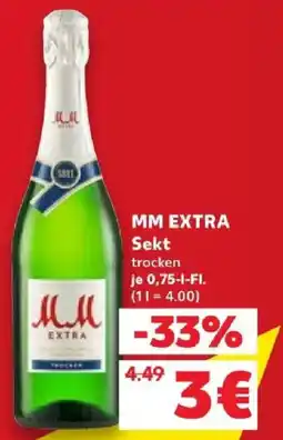 Kaufland MM EXTRA Sekt trocken Angebot