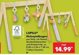 Kaufland LUPILU Holzspielbogen Angebot
