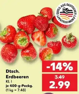 Kaufland Dtsch. Erdbeeren Angebot