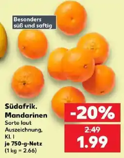 Kaufland Südafrik. Mandarinen Angebot