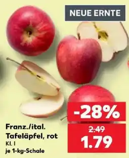 Kaufland Franz./ital. Tafeläpfel, rot Angebot