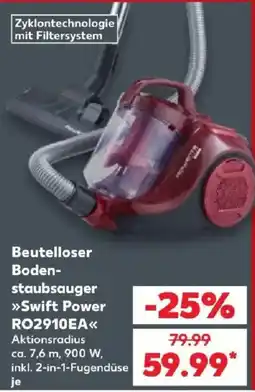 Kaufland Beutelloser Bodenstaubsauger »Swift Power RO2910EA« Angebot