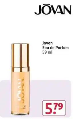 Rossmann Jovan Eau de Parfum Angebot