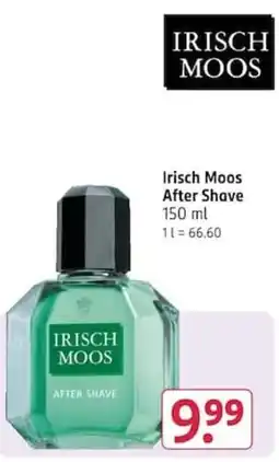 Rossmann Irisch Moos After Shave Angebot