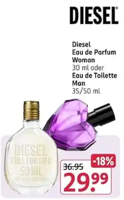 Rossmann Diesel Eau de Parfum Woman Angebot