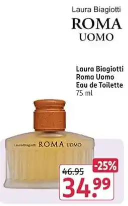 Rossmann Laura Biagiotti Roma Uomo Angebot