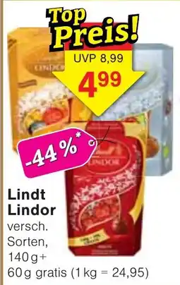 Wiglo Wunderland Lindt Lindor Angebot