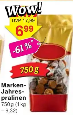 Wiglo Wunderland Marken-Jahrespralinen Angebot