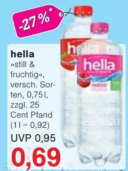 Wiglo Wunderland hella »still & fruchtig« Angebot