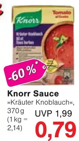 Wiglo Wunderland Knorr Sauce »Kräuter Knoblauch« Angebot