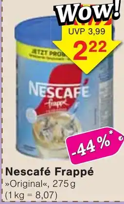 Wiglo Wunderland Nescafé Frappé Angebot