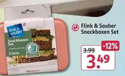 Rossmann Flink & Sauber Snackboxen Set Angebot