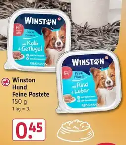 Rossmann Winston Hund Feine Pastete Angebot