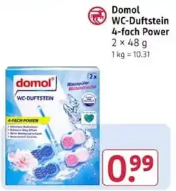 Rossmann Domol WC-Duftstein 4-fach Power Angebot