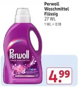 Rossmann Perwoll Waschmittel Flüssig Angebot