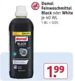 Rossmann Domol Feinwaschmittel Black Angebot