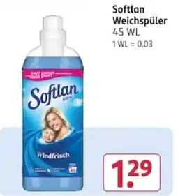 Rossmann Softlan Weichspüler Angebot
