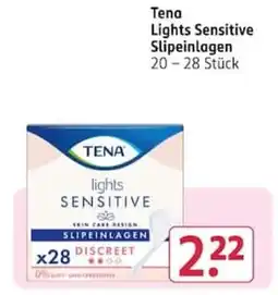 Rossmann Tena Lights Sensitive Slipeinlagen Angebot