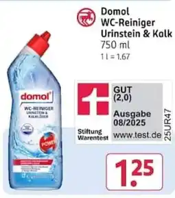 Rossmann Domol WC-Reiniger Urinstein & Kalk Angebot