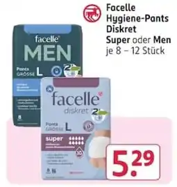 Rossmann Facelle Hygiene-Pants Diskret Super oder Men Angebot