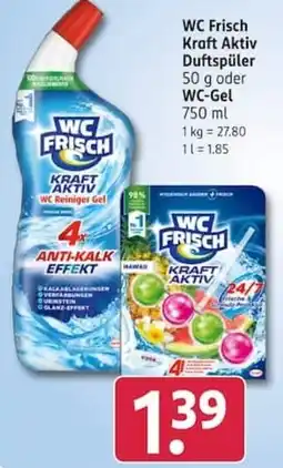 Rossmann WC Frisch Kraft Aktiv Duftspüler Angebot