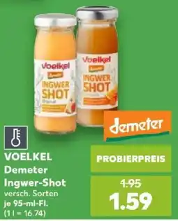Kaufland VOELKEL Demeter Ingwer-Shot Angebot